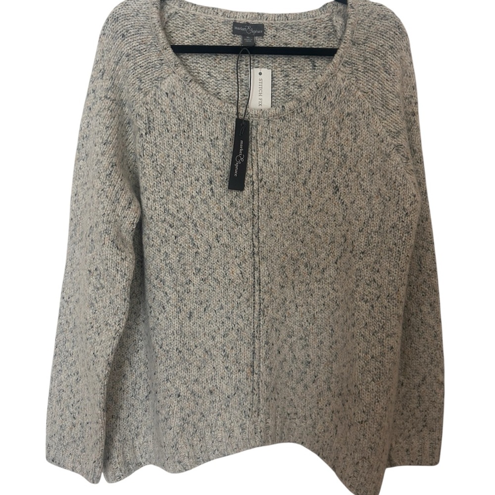 NWT - Market & Spruce Stitch Fix Speckled Cream Sweater - Size XL